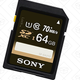 Sony 64GB SD Card, $15